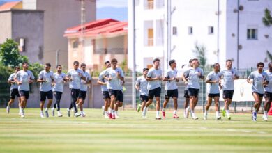 لقطات من مران الأهلي