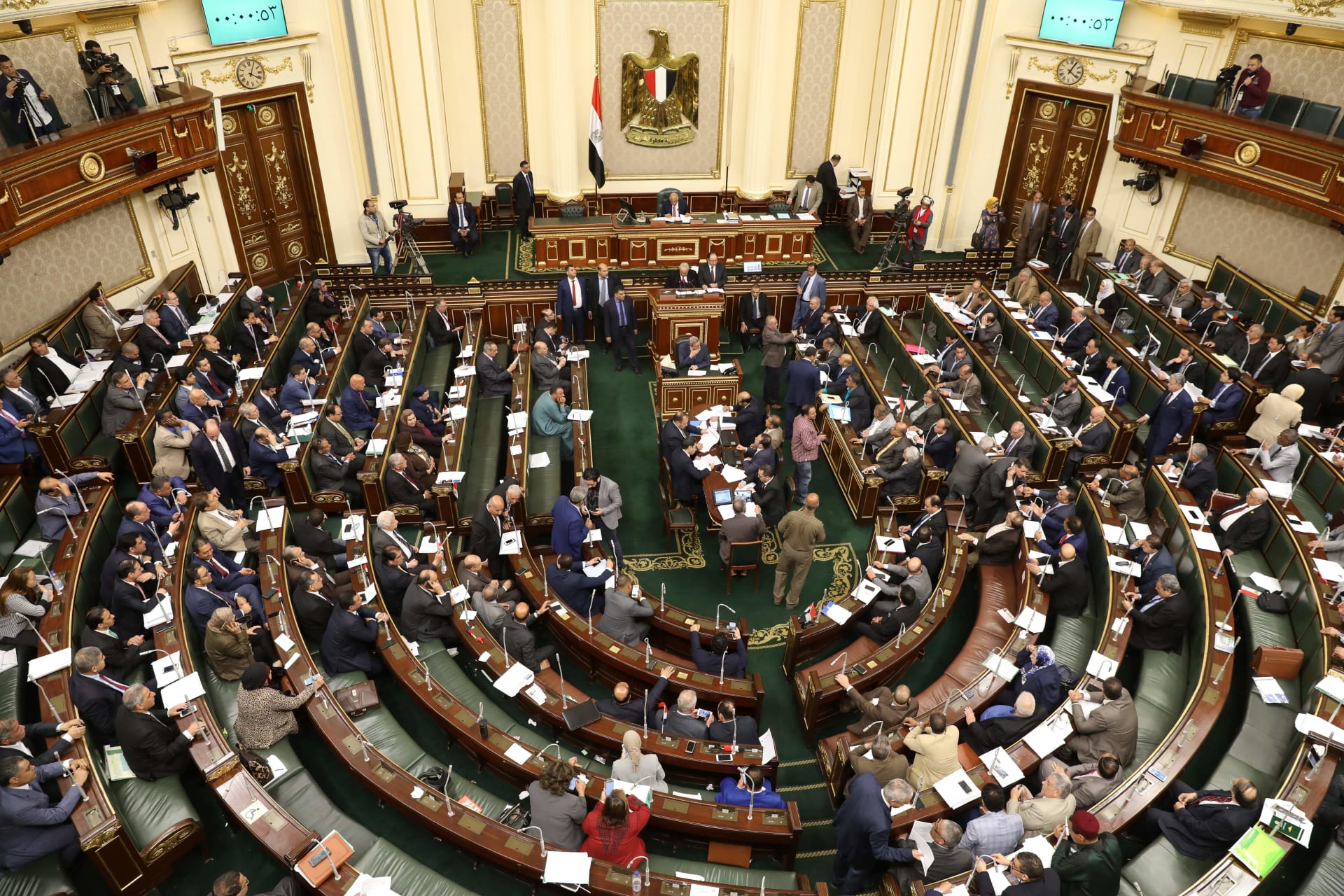 مجلس النواب المصري - مجلس النواب المصري يفوض الرئيس بإرسال قوات للسعودية وسط رفض الحزب المصري الديمقراطي وخمسة نواب
